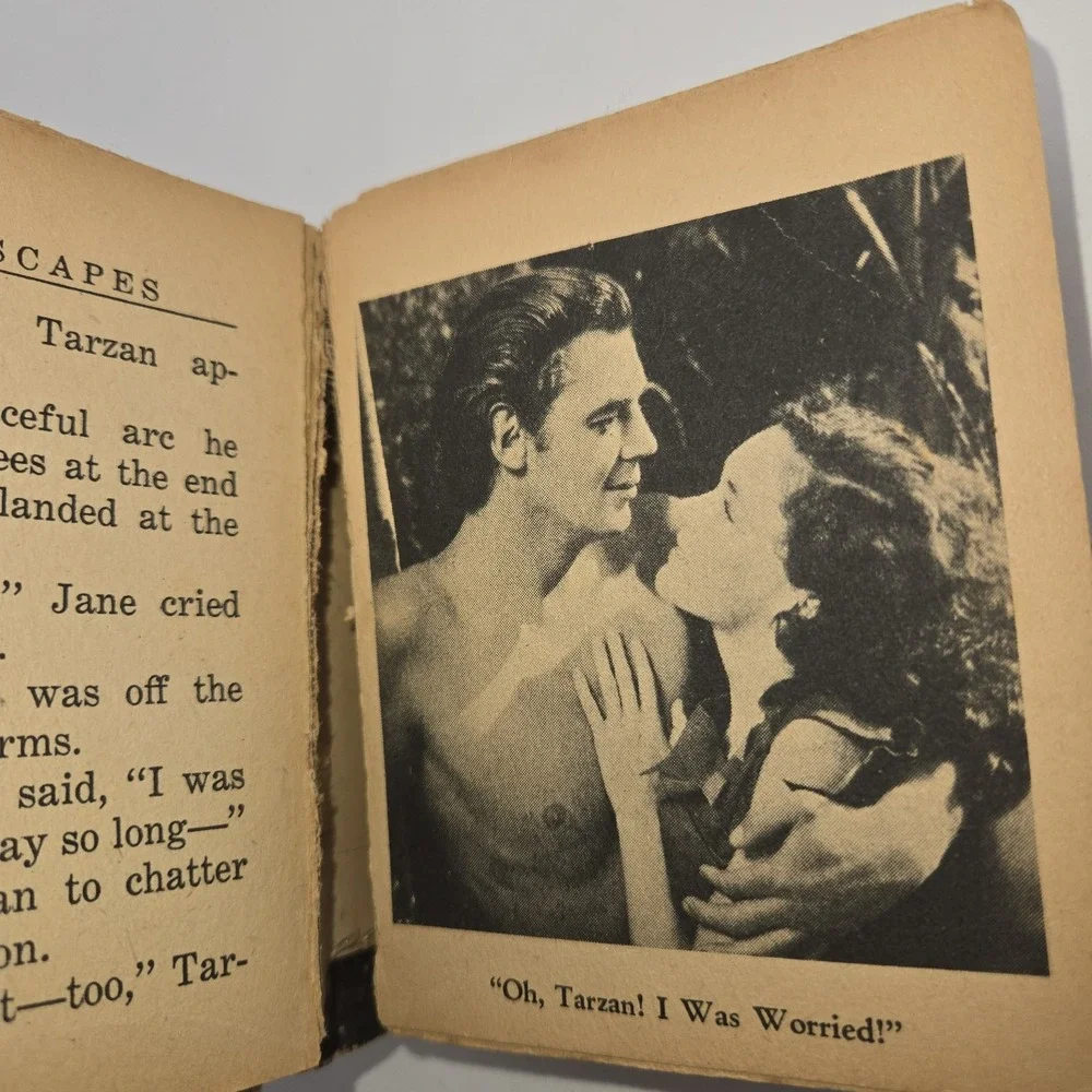 Tarzan‎ Escapes Johnny Weissmuller Movie Big Little Book BLB 1936 Movie Tie In